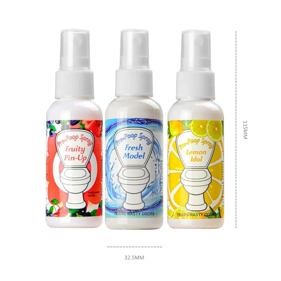 Eco-Friendly and Long Lasting Home Toilet Spray Air Fresheners Deodorizer