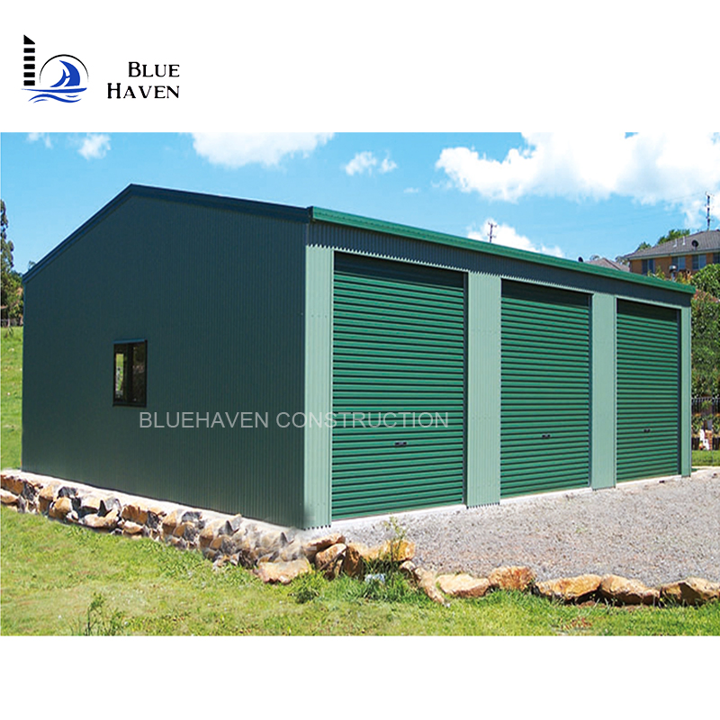 Galvanized Steel Frame Garage Garden Storage Shed Outdoor