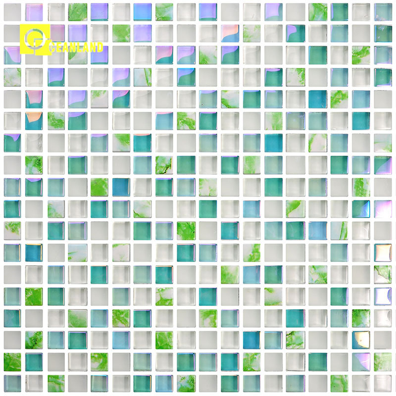 Кристальная мозаичная плитка для ванной 30x30 мм