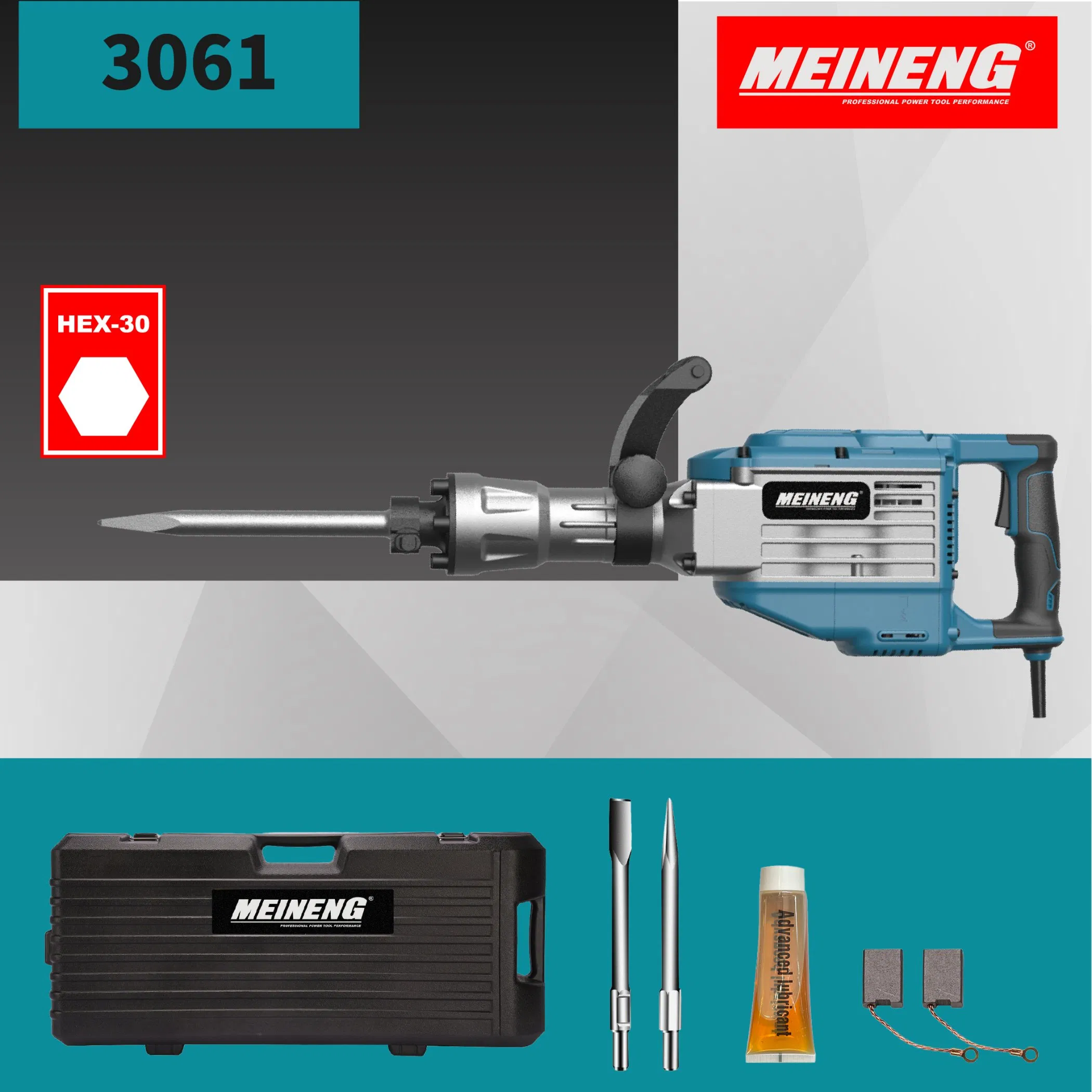 Отбойный молоток Demolition Hammer 3061, 2100Вт