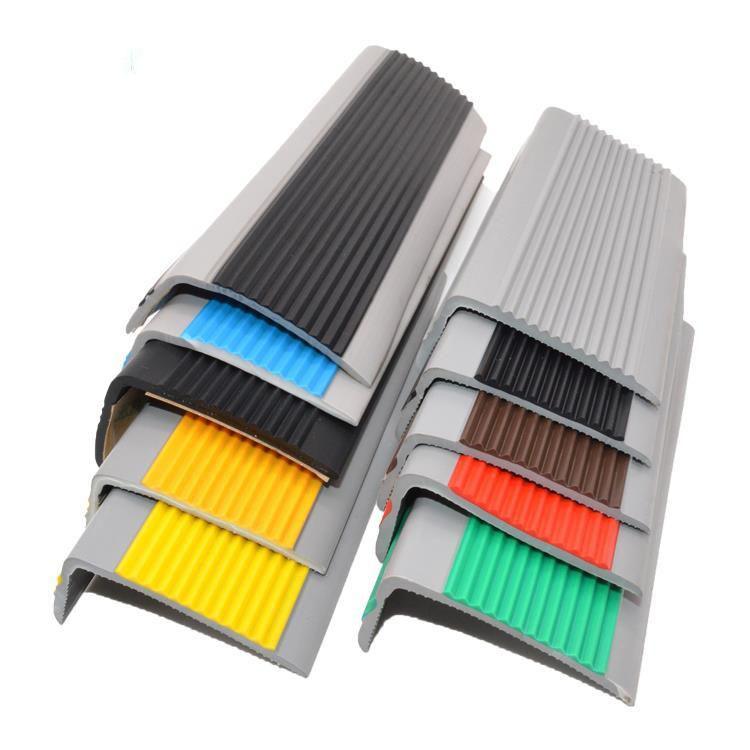 Non Slip Outdoor Edge Trim Protection Flooring Stairs Laminate Nose PVC Stair Tread Strip Nosing