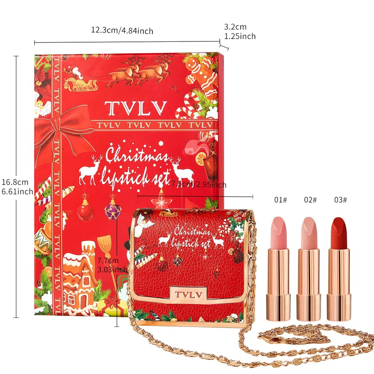 Moisturizing Matte Lipstick Set - Perfect for Holiday Gifting