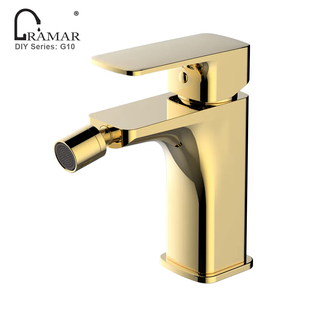 Luxurious European Black Brass Bidet Faucet for Modern Toilets