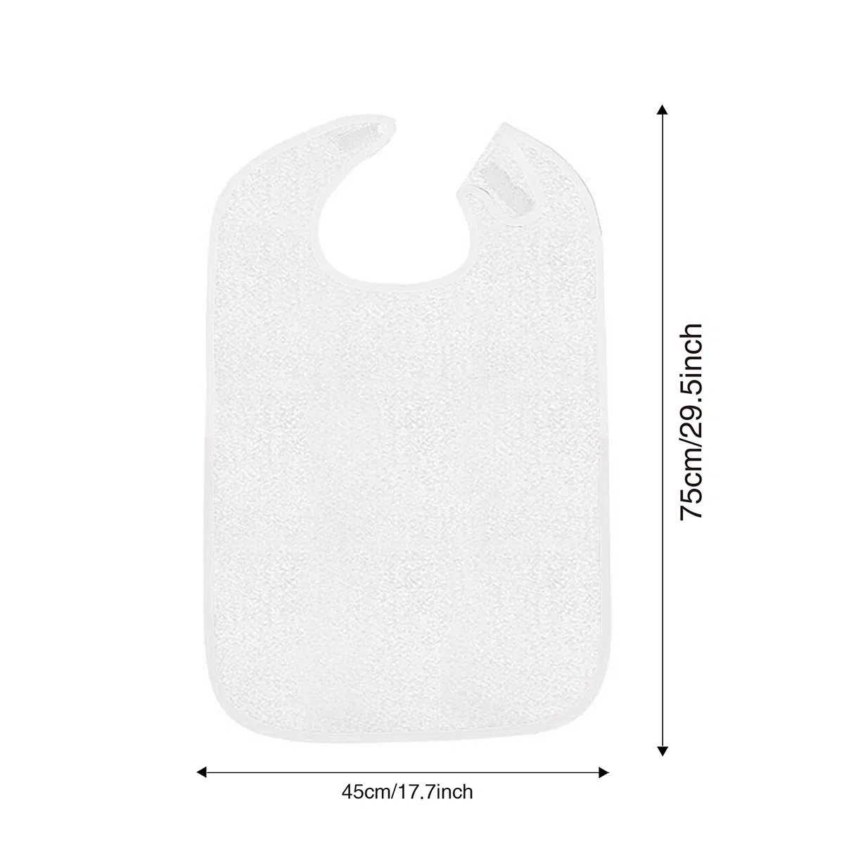 Elderly Saliva Pouches, Adult Bibs, Ultra-Fine Fiber Solid Color Auxiliary Food Tools, Adult Aprons