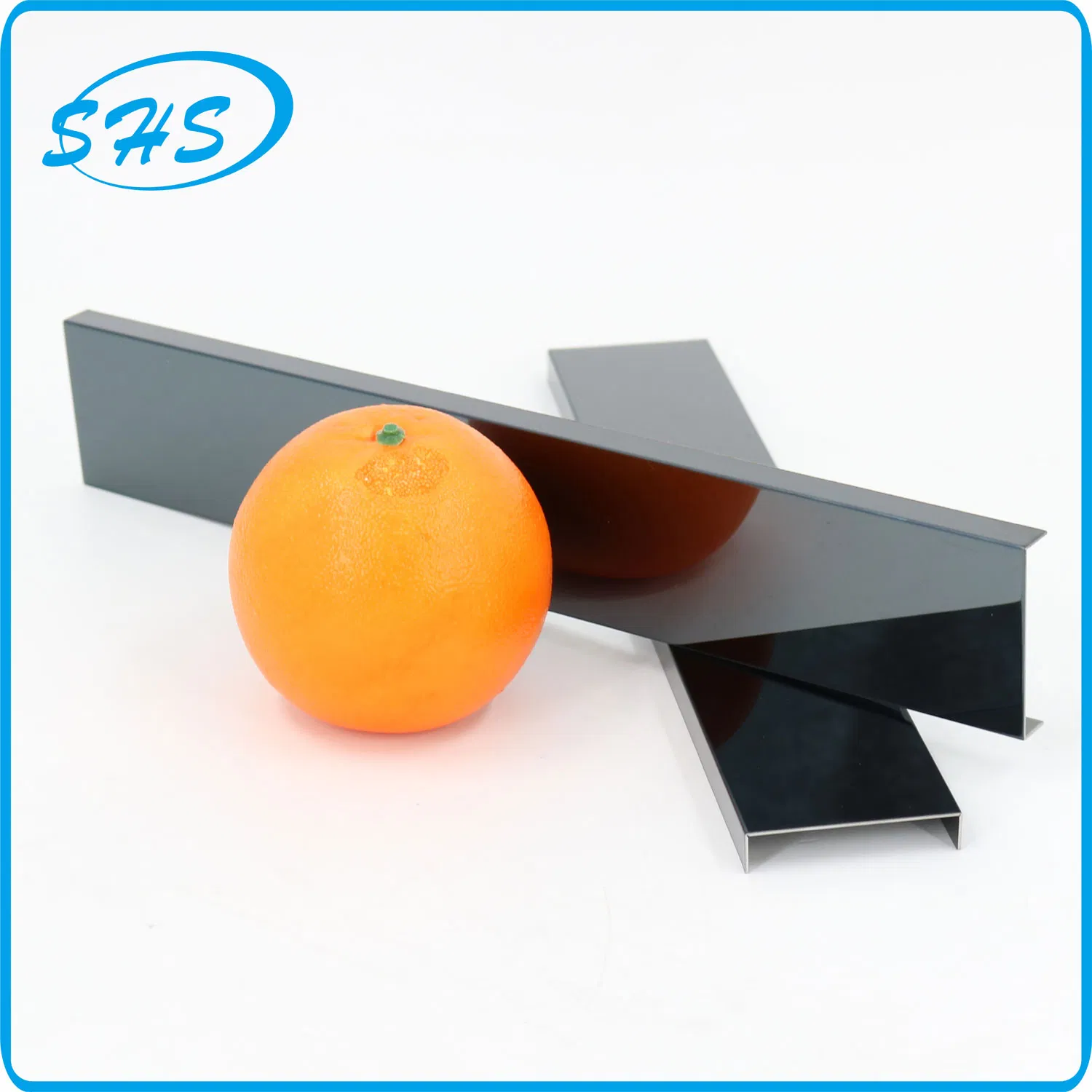 Premium Stainless Steel U-Channels with Ti Plated Black Finish