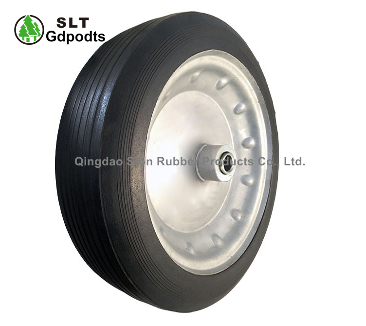 12-Inch Heavy-Duty Trolley Wheels, Rubber