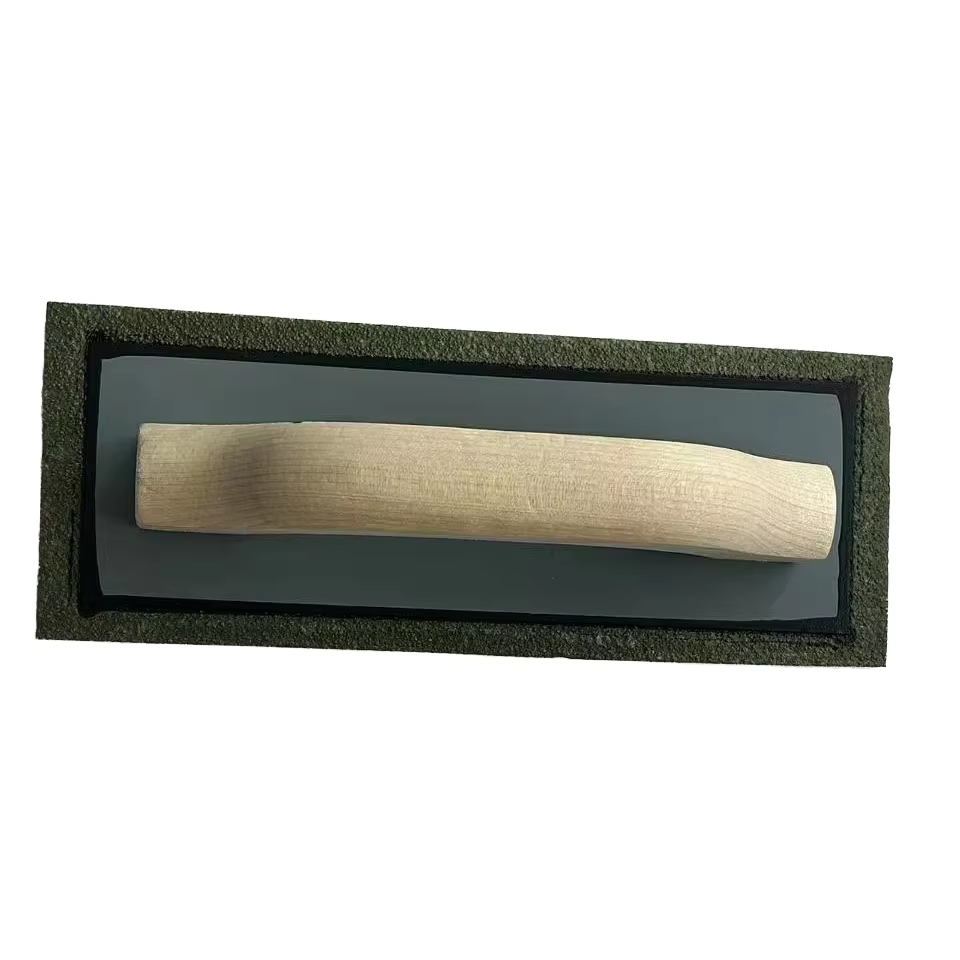 Professional Plastering Trowel Tool with Spray-Coated Iron Blade