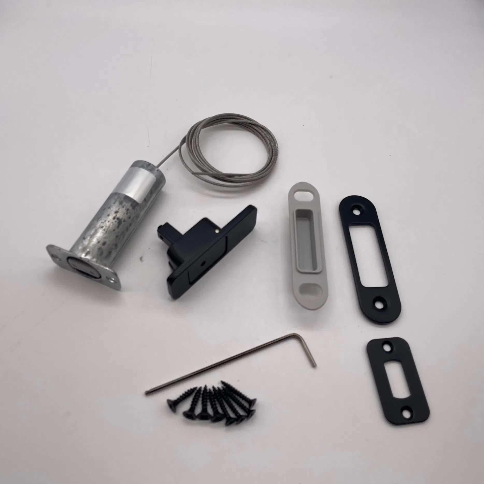 Wooden Door Silent Invisible Magnetic Anti-Theft Concealed Hidden Latch Door Bolt