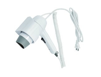 ABS Plastic Hotel Bathroom Wall Mounted Professional Hair Dryer