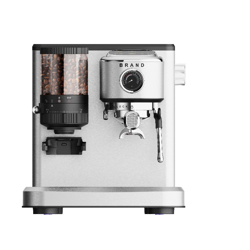 DSP Espresso Maker Ka3123: 1350W, 150g Bean Grinder, 20bar Pressure Innovative Bean Grinding System Touch Screen Functions Coffeemaker