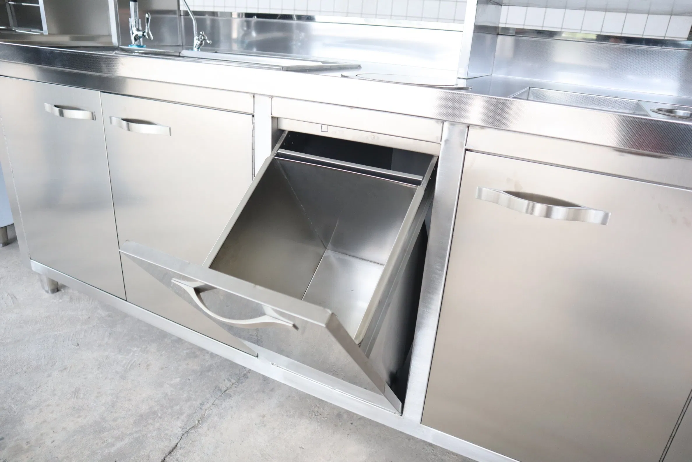 Commercial Stainless Steel Milk Tea Console Table