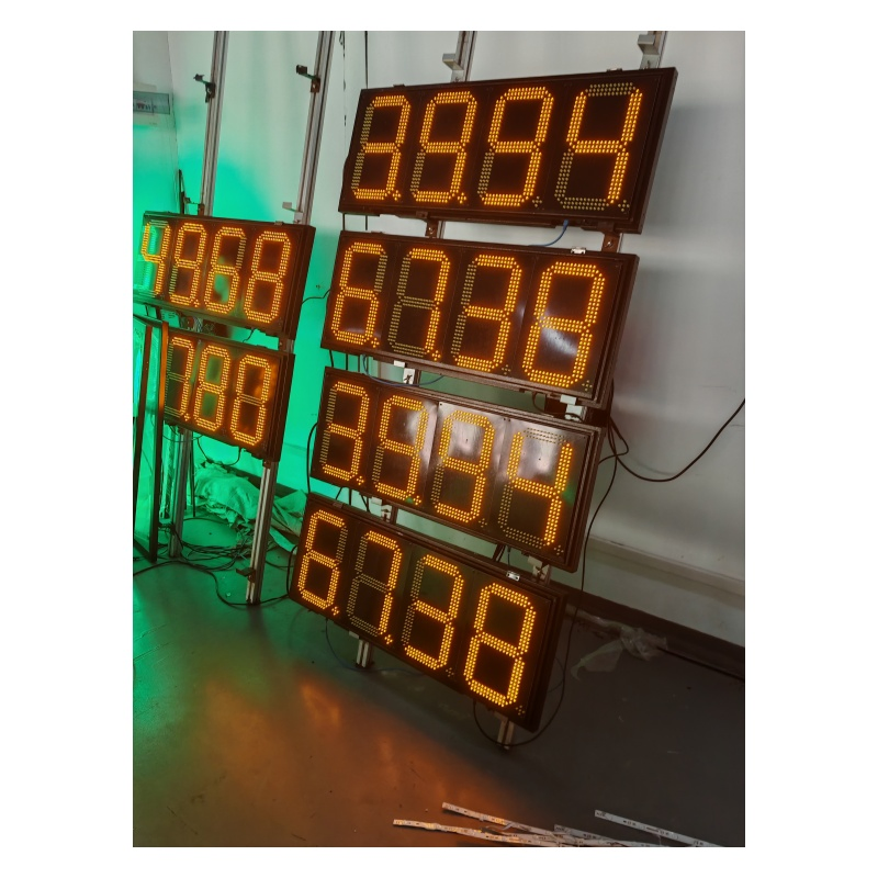 8888 LED Gas Board Gas Station Signs LED 7 Segment LED Board Gas Price Display Gas Signboard