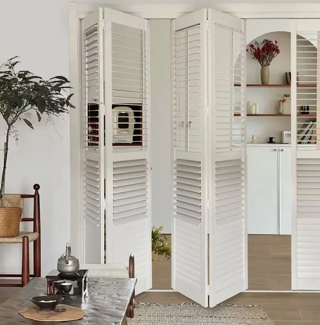 Basswood Wooden Horizontal Shutters Custom Made Premium Material Interior Window