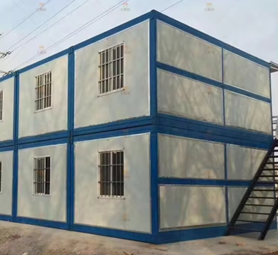 Fast Install Steel Structure Prefabricated Luxury Villa Two Storey House Container House