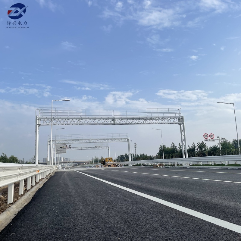Heavy-Duty Traffic Gantry for Mounting Road Signs