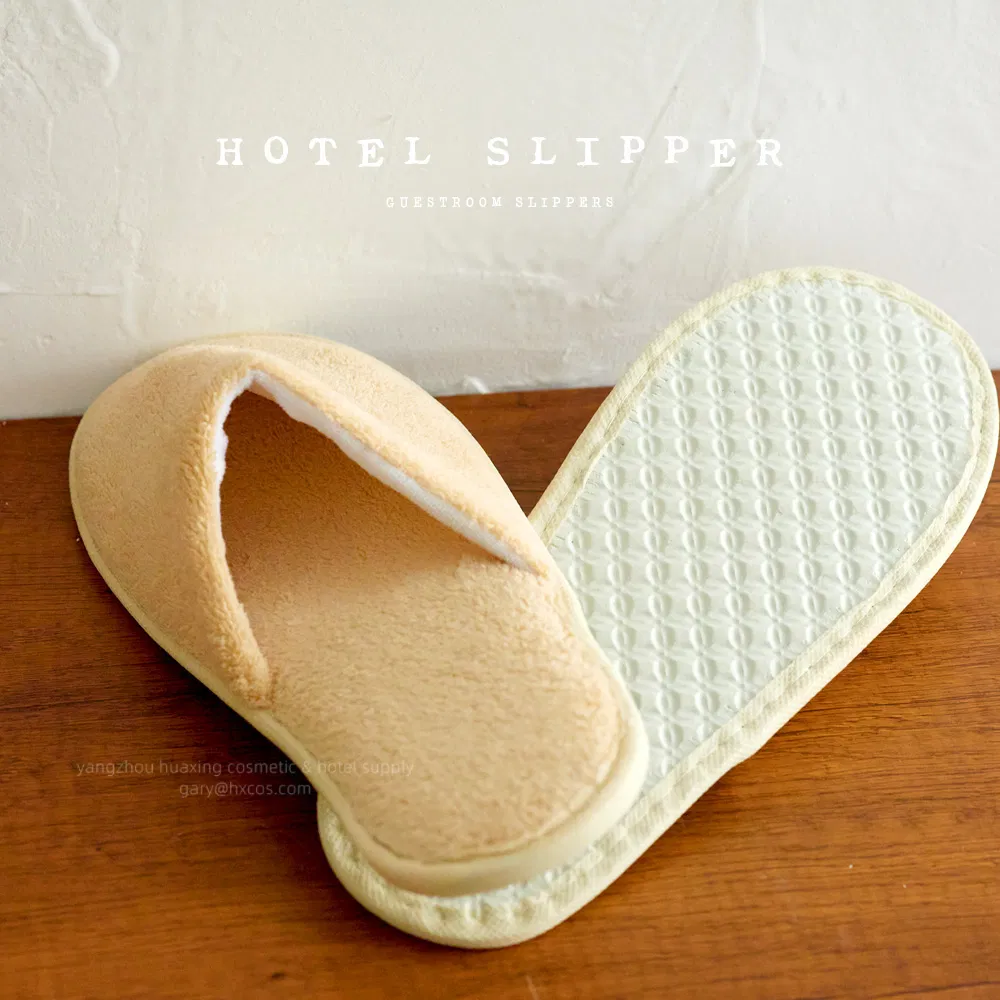 Coral Fleece Hotel Slipper - Soft Disposable Hotel Slipper for Guests