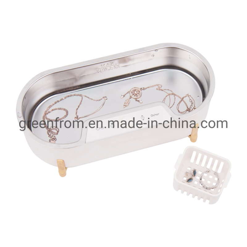 Ultrasonic Jewelry Cleaner Portable Household Cleaning Machine for Eyeglasses, Watches, Rings, Necklaces, Coins, Dentures