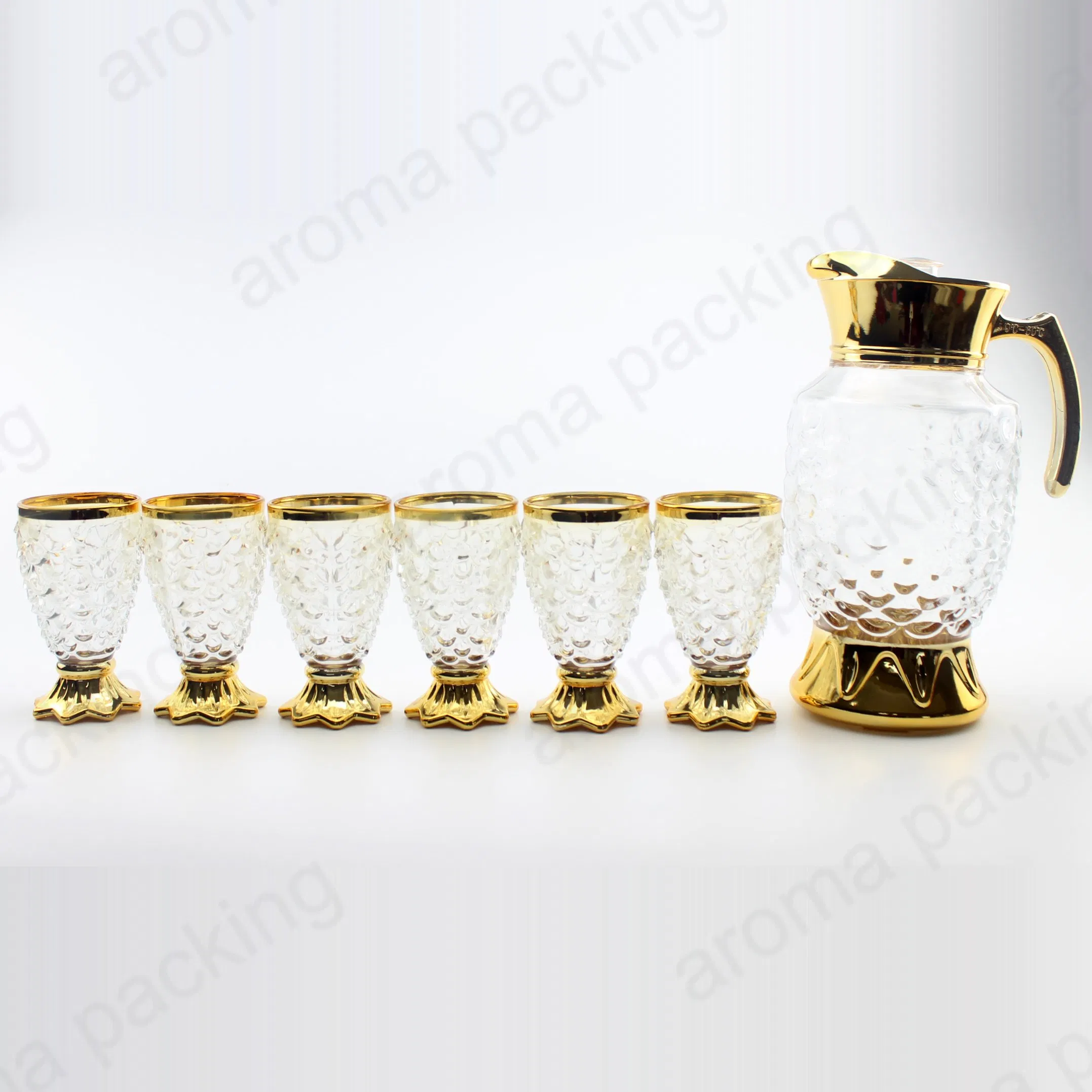 Wholesale Luxury Glass Wine Coffee Cup and Pot Set