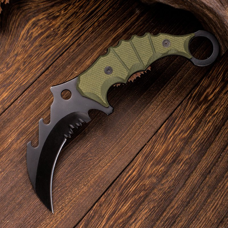 2022 New 9"Nylon Glass Fiber Handle Fixed Blade Knife