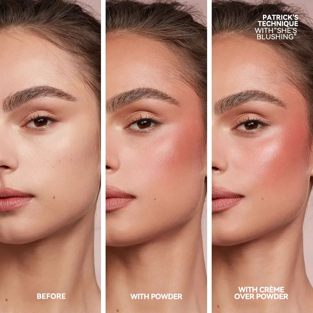 Manufacturers Private Label Fashion Makeup Pigment Blush Double Color Palette Lip Cheek Pink Cream Powder Blush