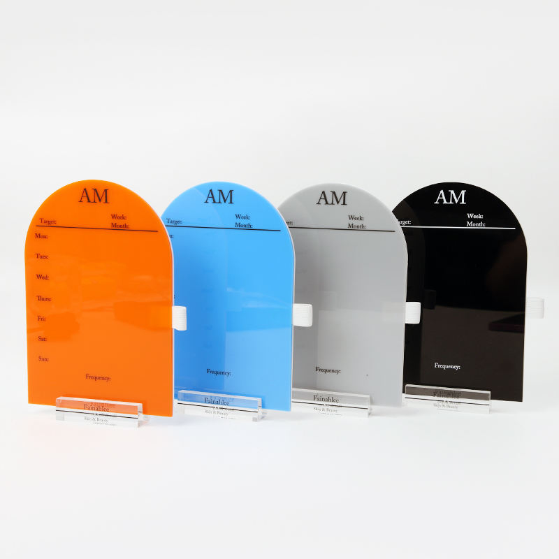 New Trends Premium Acrylic UV Printed Acrylic Table Sign for Home Desk Decorative Sign Use
