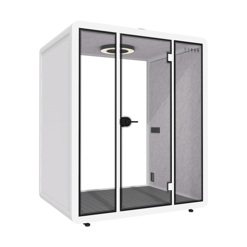 Phone Booth Pod for Universities with High Density Panels and Energy Efficient Lights