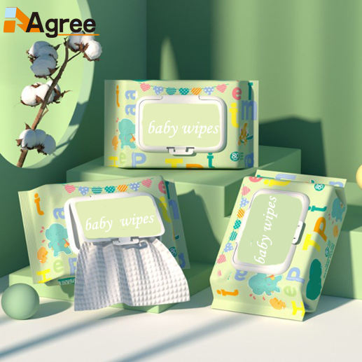 Biodegradable Organic Wet Wipes Naturally Sensitive Skin Wholesale Baby Wipespopular