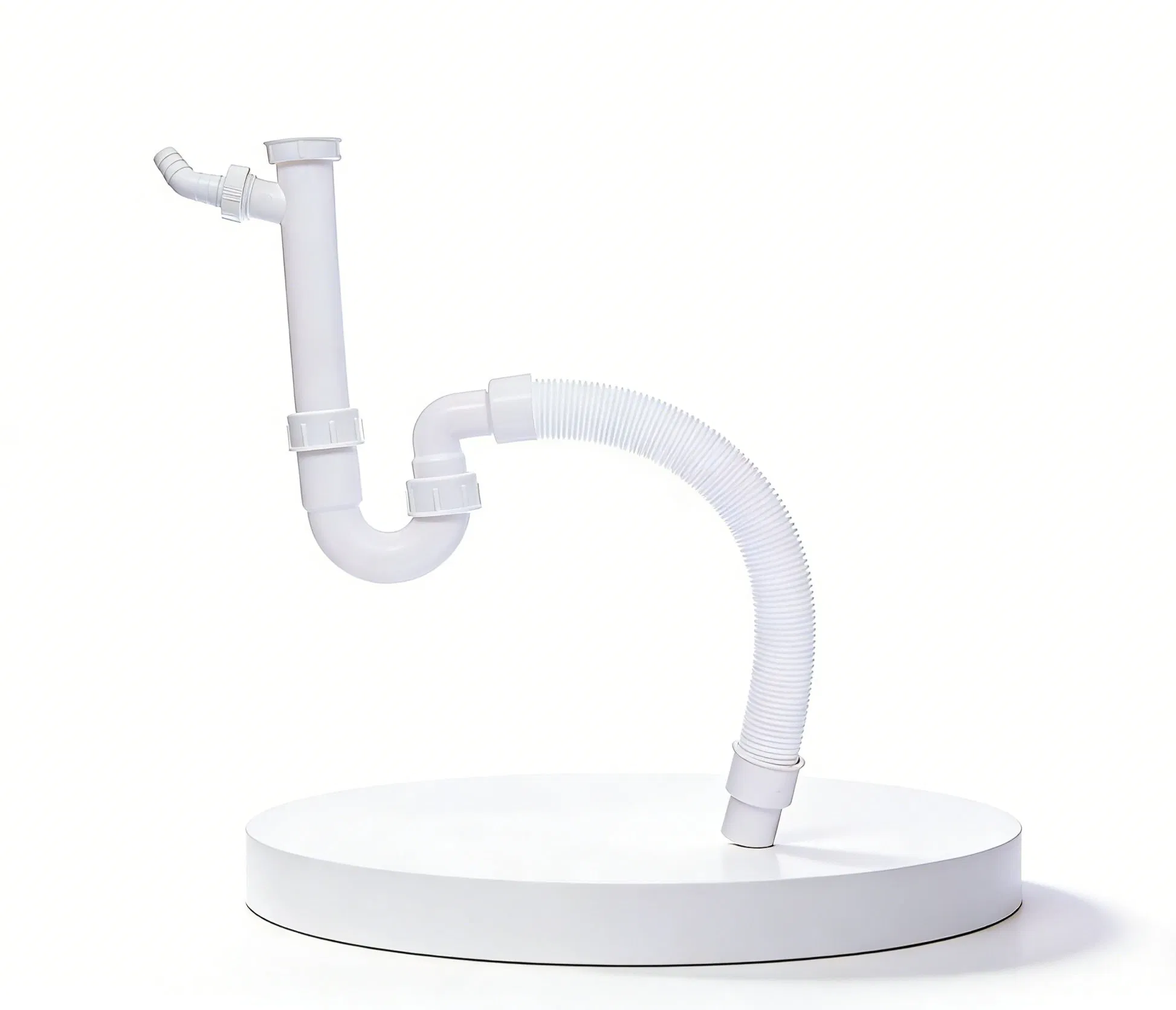 White Versatile Anti-Clog PP Basin Drainer for Basin and Sink