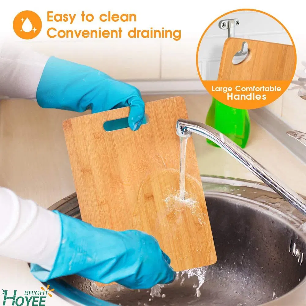 Set of 4 Bamboo Cutting Boards Set