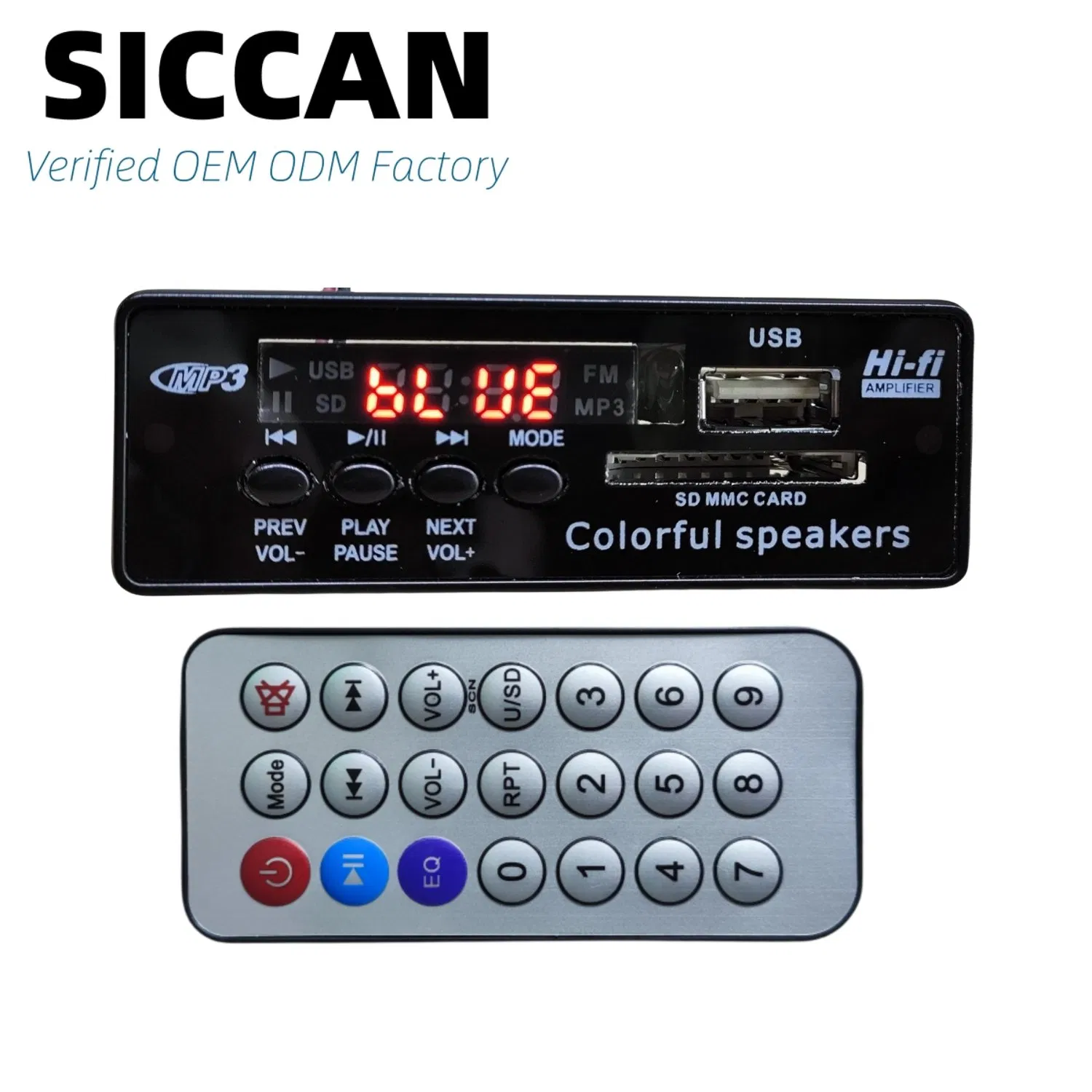 USB SD FM Aux Bluetooth MP3 декодер