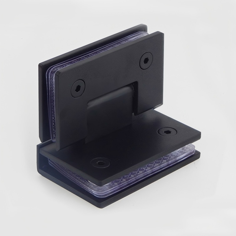 304 Stainless Steel Frameless Glass Black Patch Fitting 90 Degrees Glass Patch Fitting