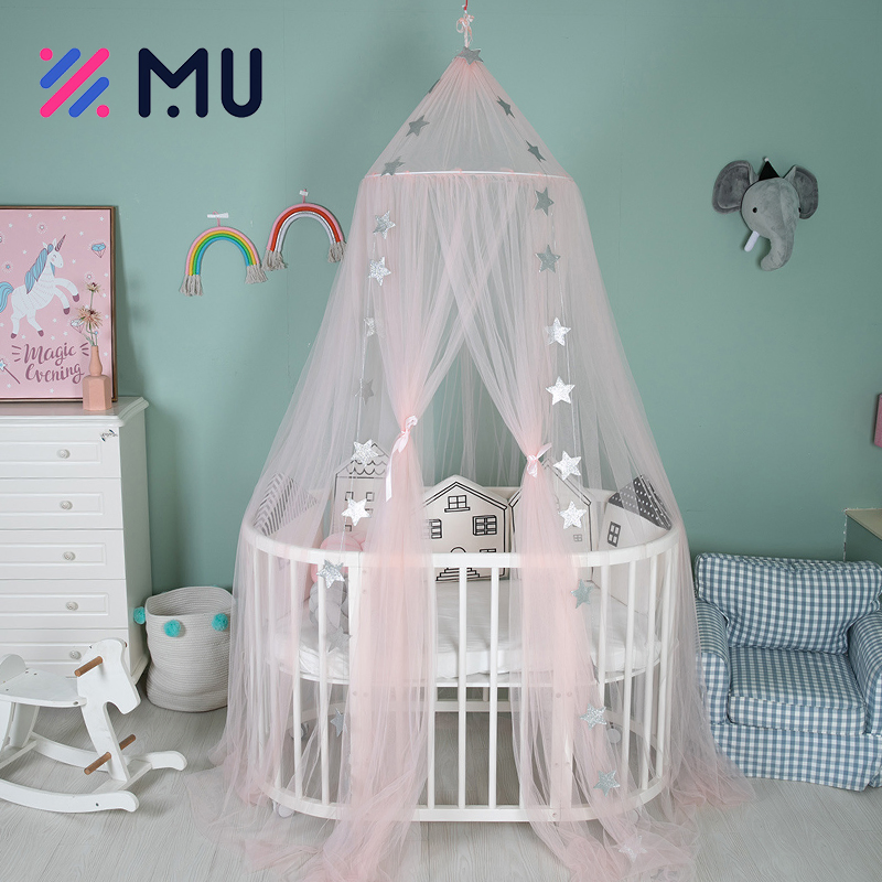 Luxury Good Quality Standing Mosquito Net Canopy for Baby Crib
