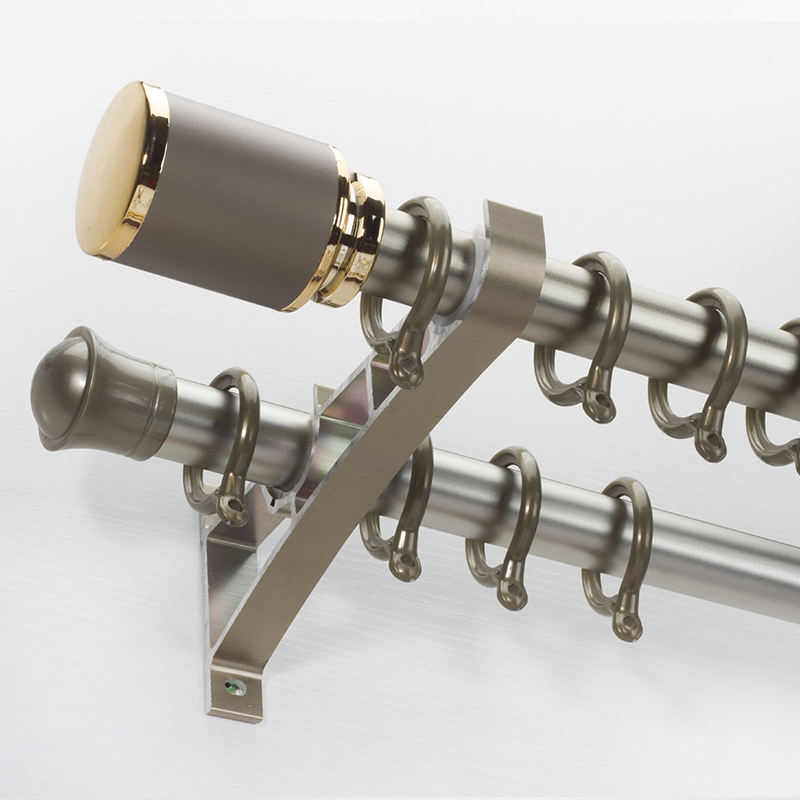 Window Good Quality Aluminum Window Accessories Curtain Poles Double and Curtain Rod Sets Curtain Poles