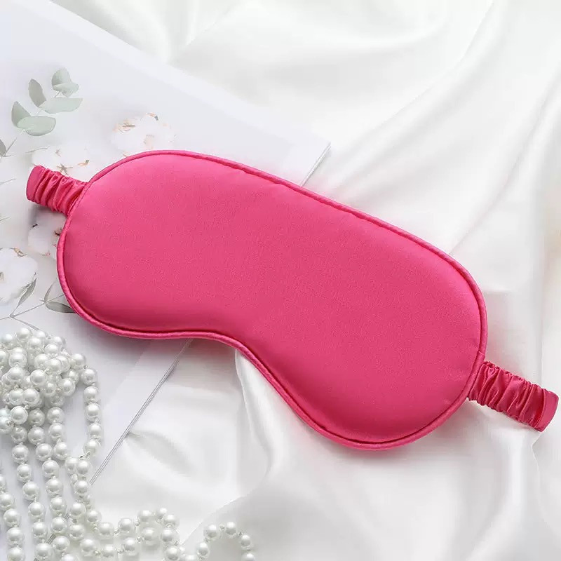 Luxury Satin Silk Sleep Eye Mask for Beauty Rest and Travel