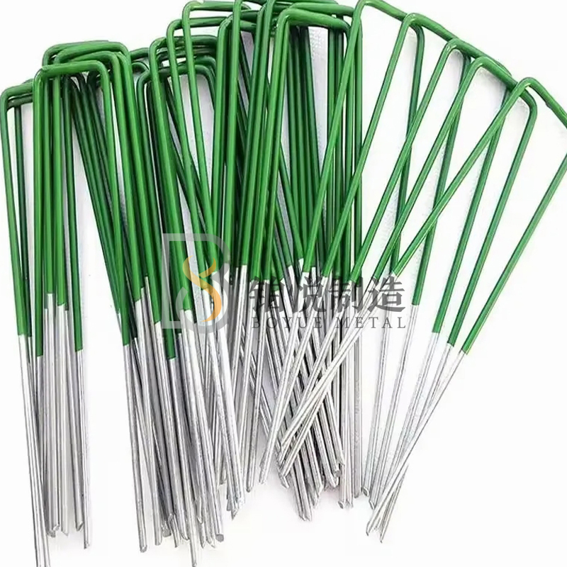 Boyue U Shaped Lawn Turf Nail Landscape Fabric Staples
