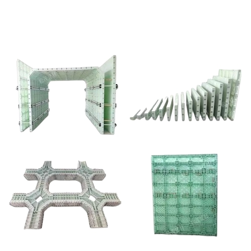 Reusable Plastic Formwork for Concrete Walls, Lightweight & Durable