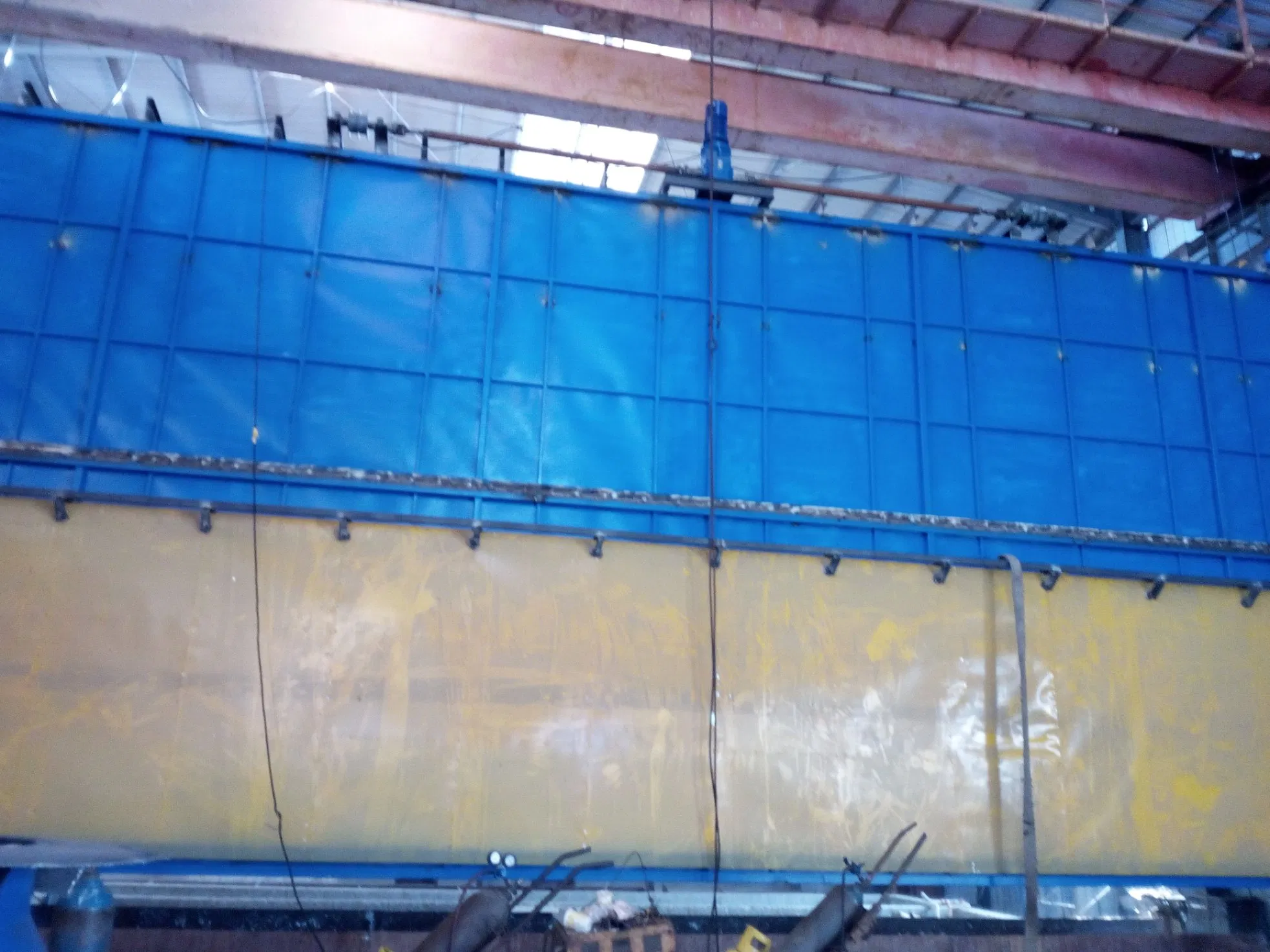 Crane Mounted Zinc Fume Extraction Enclosure