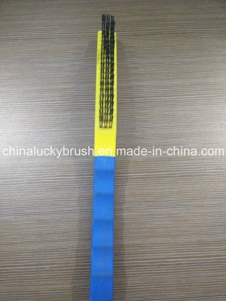 Double Colour Steel Wire Barbecue Equipment Brush (YY-506)