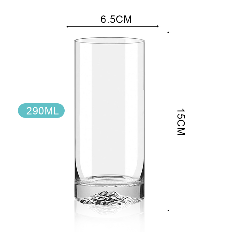Unbreakable Highball Glasses Bottom Shape Engravingcrystal Glassware