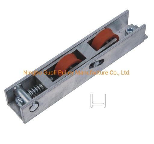 Factory Outlet Window and Door Fittings Aluminum Bracket Pulley Double Color Nylon Roller (ML-GD016)
