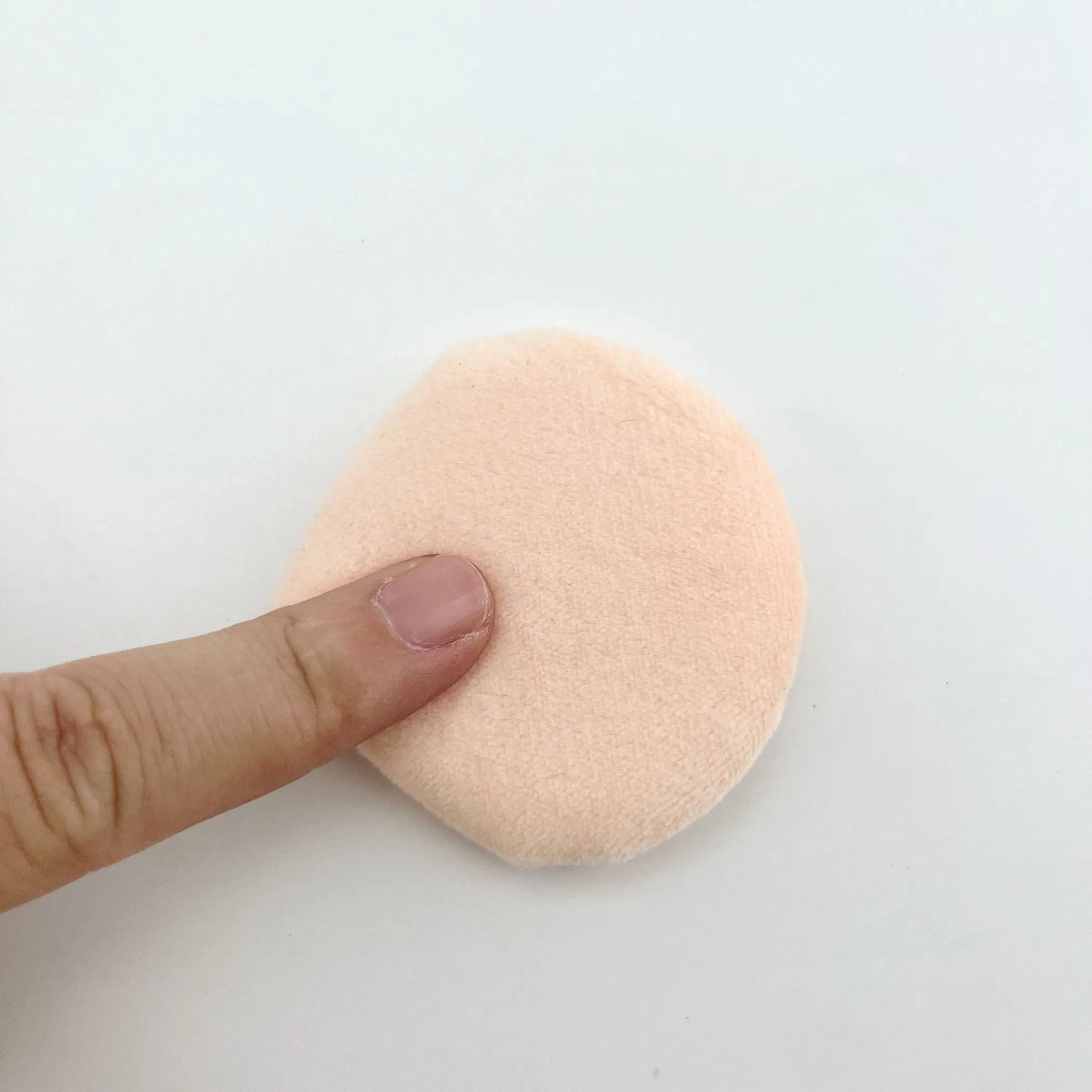 Custom Triangle Soft Polyurethane Flocking Cosmetic Makeup Powder Puff