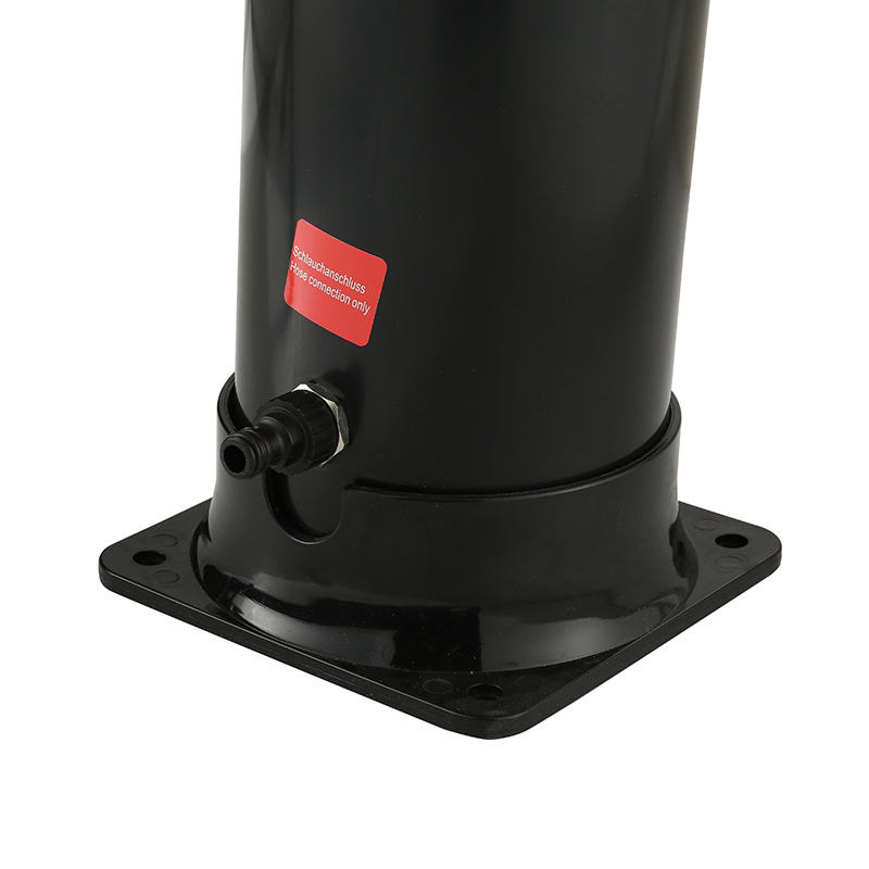 20lblackfreestanding Integrated PVC Pool Beach Outdoor Garden Solar Poolshower Column Kit Garden Shower Tower