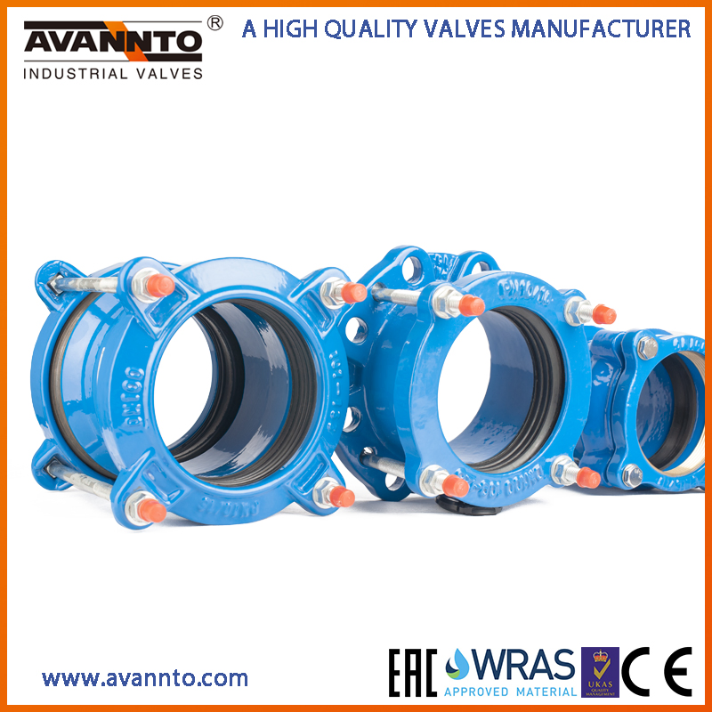Wide Range Ductile Cast Iron Pipe Fittings Universal Coupling