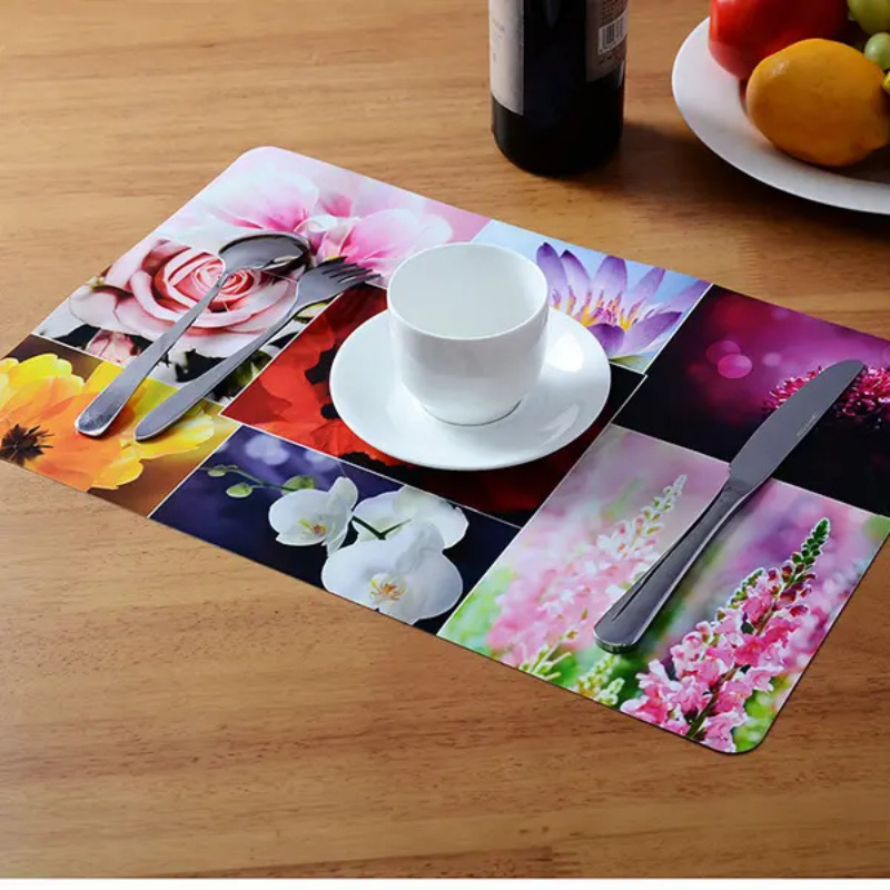 Stylish Durable Plastic Kids PP Printed Placemat for Modern Dining Table Decor