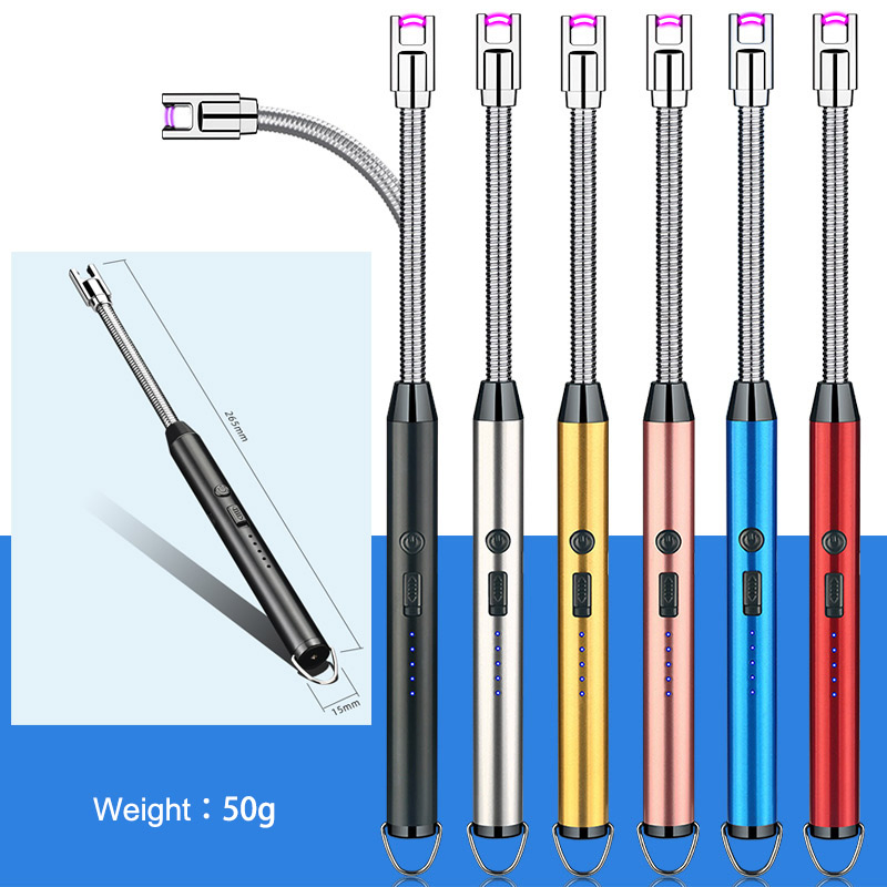 Candle Lighter Adjustable USB Lighter Outdoor Portable Jet Lighter (PHCA-0032)