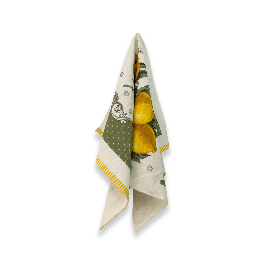 Multi-Purpose Custom Printed Cotton Terry Towelling Super Absorbent Kitchen Towels