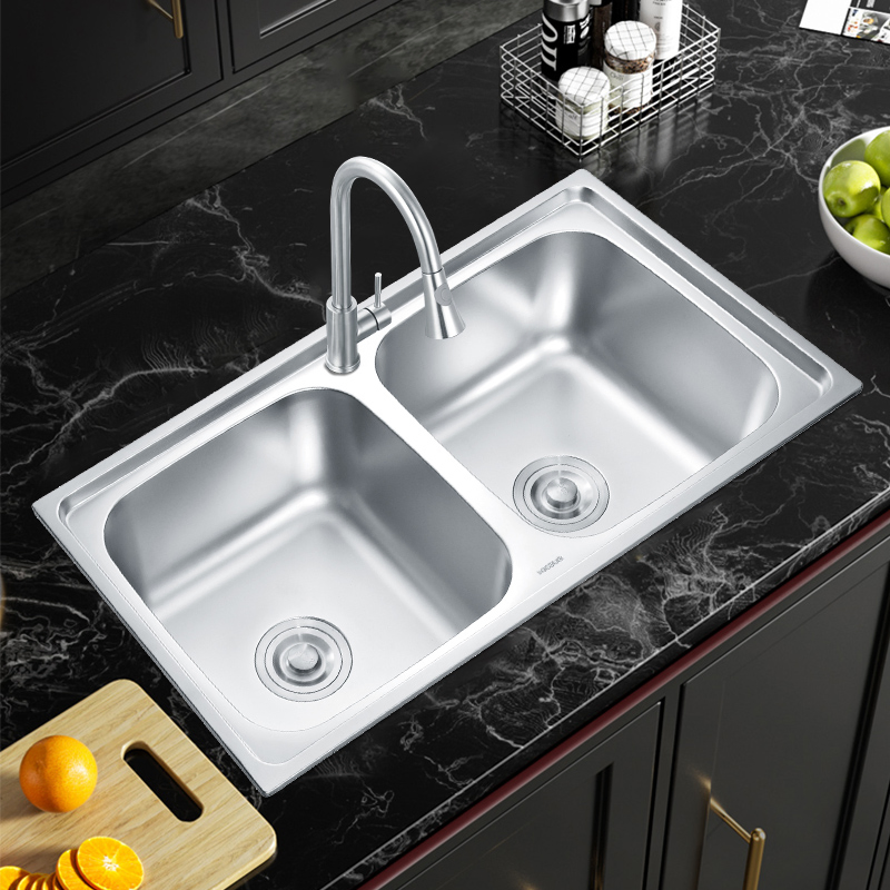 Wholesale Double Bowl 304 Stainless Steel Undermount Kitchen Sink From Chinese Factory
