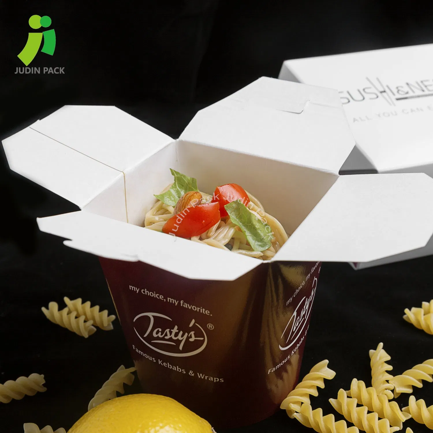 Disposable Food Grade Lunch Box with Customized Logo