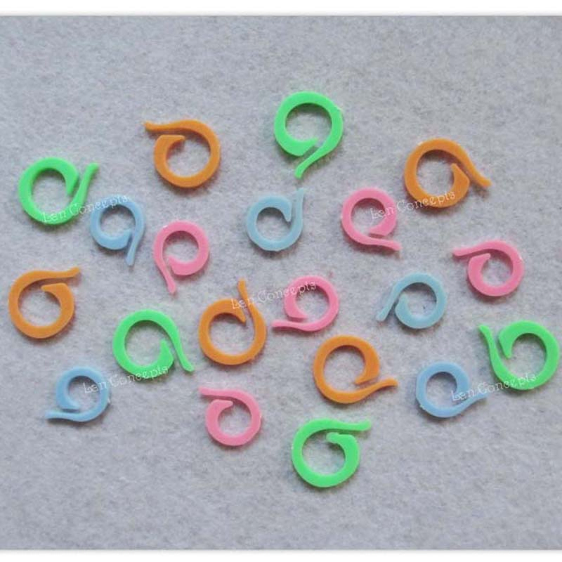 Plastic Knitting Needles Row Counter Knit Accessories