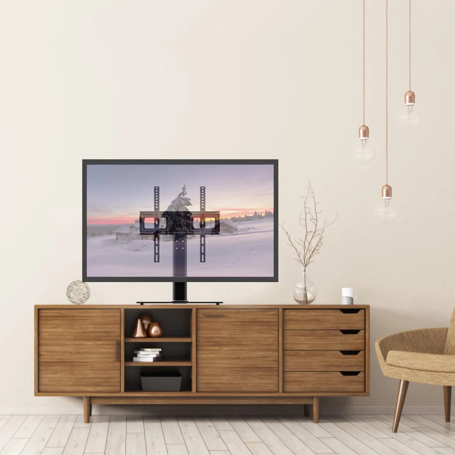 Регулируемый настольный кронштейн для ТВ до 55 дюймов